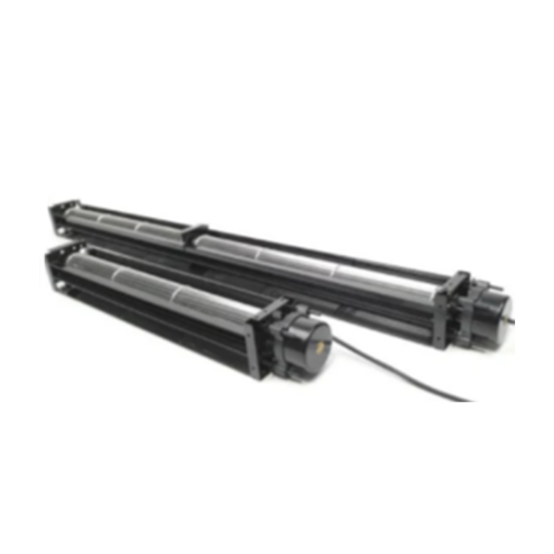 12V 24V DC Cross Flow Fan dengan PWM 0 ~ Kontrol Kecepatan 10V untuk HVAC